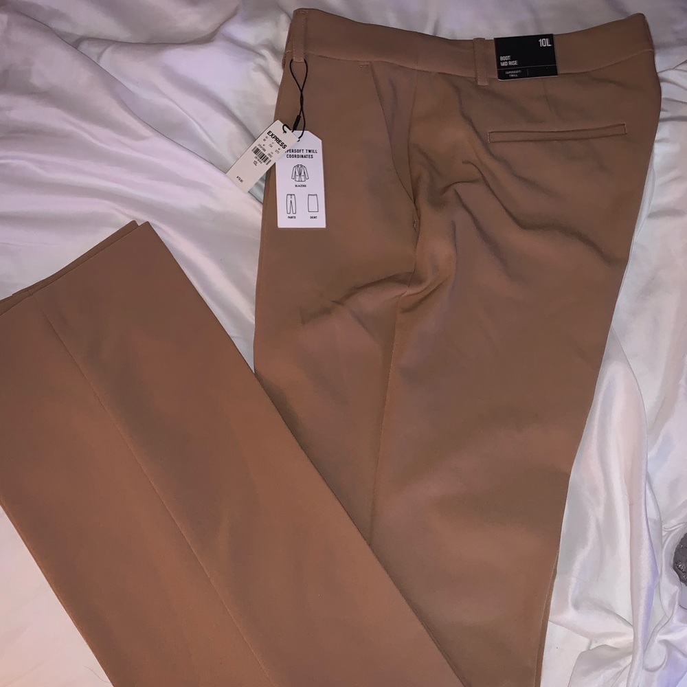 Express dress pants, new with tags, Caramel